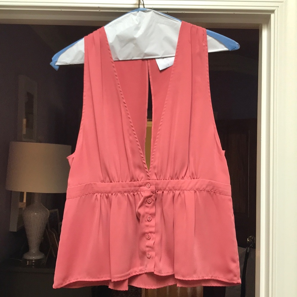 Deep V Tank Button Down - image 2